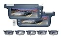 PYLE PLVSR10GR Pair of 10.2-Inch TFT/LCD Left and Right Sun Visor Monitors (Grey Color)