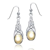 Bling Jewelry Free Shipping on Jewelry Celtic Knot 925 Silver Gold Vermeil Danu Earrings