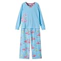 Girls' Nick & Nora® Long-sleeve Flamingos Pajama Set - Blue
