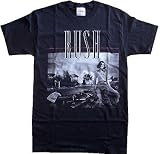 RUSH - Permanent Waves - Black T-shirt
