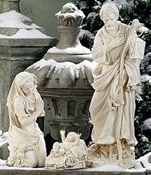 3-Piece Joseph's Studio Holy Family Outdoor Christmas Nativity Set