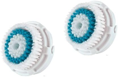 Replacement Brush Heads for Deep Pore Cleansing, 2-pack, fits Mia 1, Mia 2, Mia 3/Aria, PLUS, Smart Profile, Alpha Fit Men's Cleansing Devices (pack of 2)