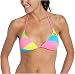 Roxy Juniors' Rock With You Tiki Triangle Bikini Top,Multi,Large
