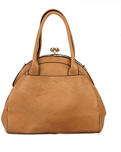 Fraless Collection Metal Kiss Lock Closure (Apricot)