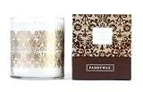 Paddywax Luxe 20-Ounce Poured Glass Candle, Cedar