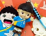 キュージョン『ローズオニールキューピー×少年サンデー《まことちゃん》』携帯ストラップ