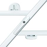 Abus 440052 FKS208 W Fensterkippsicherung 3-Punkt Basis-Paket, wei&szlig;