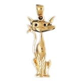 14K Gold Pendant Cat 3 - Gram(s)