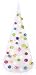 Trendy & funky 5ft pop up Christmas tree with lights & decorations