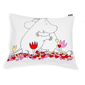Moomin - Pillowcase -Cuddle- pink, 55x65 cm (Finlayson)