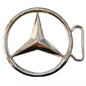 CROMO MERCEDES BENZ BELT BUCKLE