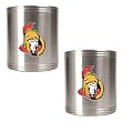 Ottawa Senators NHL 2pc Stainless Steel Can Holder Set- Primary Logo Ottawa Senators NHL 2pc Stainless Steel Can Holder Set- Primary Logo