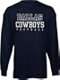 Dallas Cowboys Navy Practice Long Sleeve T-Shirt