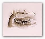 Sheltered Wagon by Howard Burger 11"x14" Art Print Poster