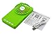 Topwell Hand-held fan Ultra-thin Electric-Powered Cooler 3 Speeds Portable Mini USB Summer Fan Rechargeable Pocket Fan Personal fan with 18650 Rechargeable Battery (Green)