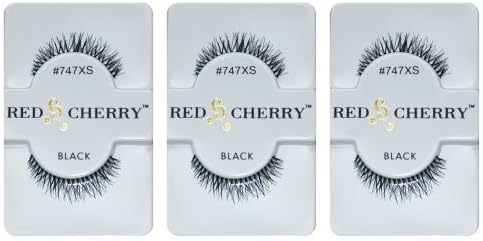Red Cherry Eyelashes #747xs (3 Pair Packs) by mixed roots