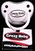 Pacifiers Crazy Baby Clothing Co. Logo Pacifier