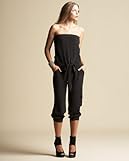 Silk Drawstring Capri Jumper