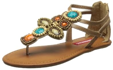 Amazon.com: Union Bay Girls Sable Tan Synthetic Sandals 13.5 M US Little Kid: Shoes