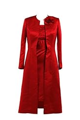 Jeweled Beaded Long Sleeves Knee Length Short Satin Sheath Evening Dress/Mother-of-the-Bride Dress/Prom Dress/Wedding Party Dress 