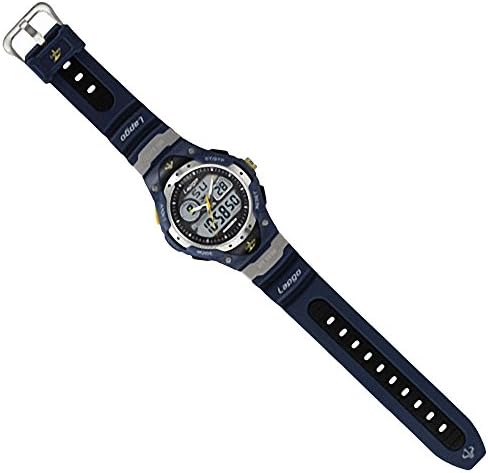 PAS Boys Watch Analog Digital Dual Time Watch Waterproof Sports Casual Boys Wrist Watches 388ad (Blue)