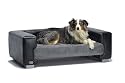 Windsor Dog Bed - Medium Black/Slate Gloss