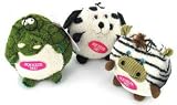 Aspen 5 to 6.25 Terry Puffers Ball Shaped Dog Toy assorted designs