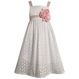 Size 16 BNJ 9185S WHITE PINK TRIPLE SATIN ROSETTE EYELET BABYDOLL Special Occasion Wedding Flower Girl Easter Party Dress,S49185 Bonnie Jean Girls 7 16 41AflRCKXmL. SL160 Size 16 BNJ 9185S WHITE PINK TRIPLE SATIN ROSETTE EYELET BABYDOLL Special Occasion Wedding Flower Girl Easter Party Dress,S49185 Bonnie Jean Girls 7 16