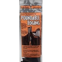 Master Mark Plastics 97000 BorderMaster Pound-In Edging Coupler Kit Black-3 Pack