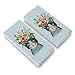 Intense Cat with Flower Hair Eraser Set of 2