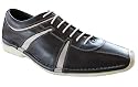 Bacco Bucci Sanders Black Bone Leather Shoes Oxfords - Available in Various Sizes