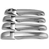 Chrome Door Handle Cover Trim Kit w o Passenger Side Keyhole without Keypad for... by OEM