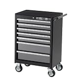 GearWrench 83155 26-Inch 7 Drawer Roller Cabinet Black