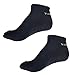 Cosmos 4 Pair Black Color Silicone Dot Non Slip Cotton Yoga Socks