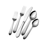 Pfaltzgraff Everyday Salisbury Satin 45-Piece Flatware Set, Service for 8