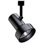 Juno Lighting R512B-BL Trac-Lites Step Cylinder Line Voltage PAR30 Lamp Holder, Black