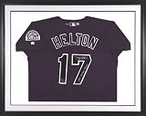 Todd Helton Colorado Rockies Framed Autographed Purple (2000 Batting Champ) Jersey
