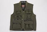 Kakadu 4V14-OLV-S Traveller Vest Multi-Pockets S, Olive