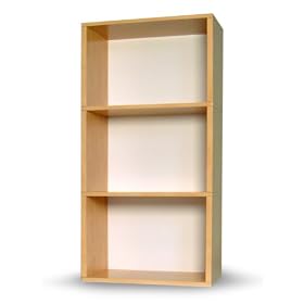 Way Basics Rectangle Plus Eco-Friendly Modern 3-Shelf Storage Unit, Cedar Wood Grain by Way Basics