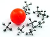 Metal Jacks & Ball Set