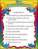 CHART TEN COMMANDMENTS