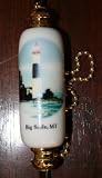 Big Sable Lighthouse Porcelain Chain/Fan Pull