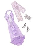 Barbie Fashions Purple Dress With Accessories