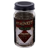Red Monkey Organic Thyme Leaves, .6-Ounce Net Weight (Pack of 6)