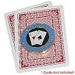 Blue Border No Limit Texas Hold'em Card Cover - Casino Supplies > Card Covers > Premium
