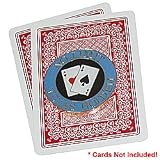 Blue Border No Limit Texas Hold'em Card Cover - Casino Supplies > Card Covers > Premium