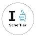 Produkt-Bild: I like Scheffler Aufkleber - 10 cm Durchmesser