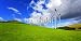 Wallmonkeys Peel and Stick Wall Decals - Wind Turbines Panorama - 24