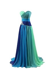 Material: Chiffon 
Occasion: Bridesmaid  Evening  Party Dress  Prom Dress  
Shoulder: Strapless  
Waistline: Natural Waistline  
Skirt: A-line 
Embellishments: Built-in Bra  Rhinestones  
Closure/Back: Lace Up 
Size Category: Adult 
Dry Clean