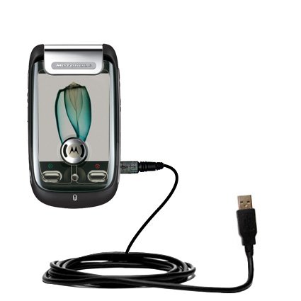 Classic Straight USB Cable for the Motorola MOTOMING A1200 with Power Hot Sync and Charge capabilities - uses Gomadic TipExchange Technology